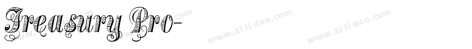 Treasury Pro字体转换